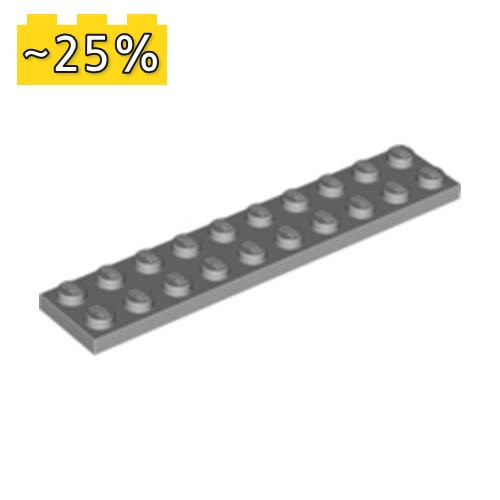 LEGO NEW 3x3 Light Bluish Grey Plate without Corner 10x 4211361 Brick 2450